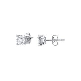 CT. T.W. TruMiracle Diamond Stud Earrings, Wg (White Gold), Womens