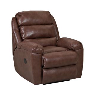 Lanier Faux Leather Recliner, Timberland Bridle