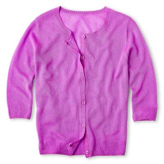 Total Girl Solid Cardigan   Girls 6 16 and Plus, Electric Orchid, Girls