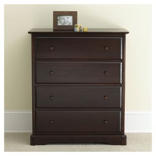 Rockland Hartford 4 Drawer Chest   Coffee