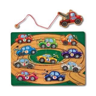 Melissa & Doug Tow Truck Magnetic Puzzle Game