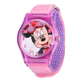 Disney Kids Minnie Mouse Fast Strap Watch, Girls