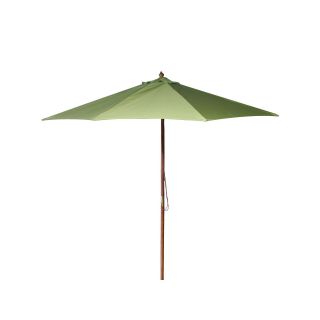 9 Round Wood Umbrella