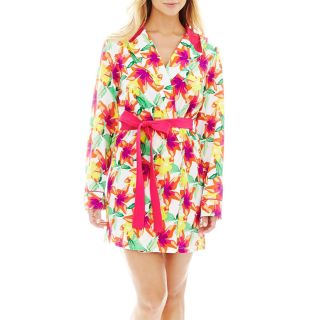 Pajama Drama Hooded Robe, Floral, Womens