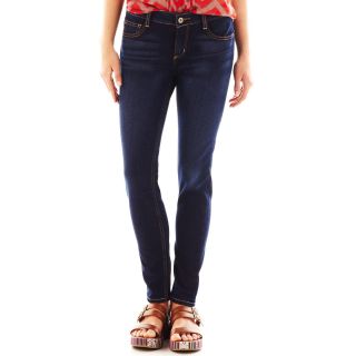 ARIZONA Skinny Ankle Jeans, Red, Womens