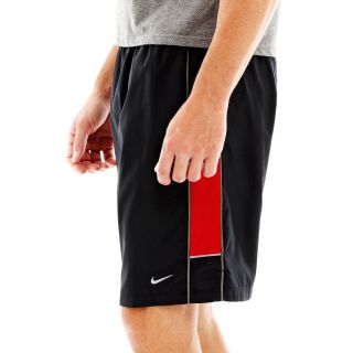 Nike Woven Running Shorts, Red/Black, Mens