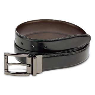 Stafford Reversible Leather Belt, Black/Brown, Mens