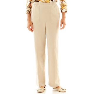 Alfred Dunner Color Splash Pants, Stone, Womens