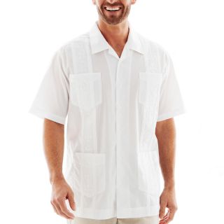 The Havanera Co. Guayabera Shirt, White, Mens