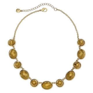 MONET JEWELRY Monet Gold Tone Metallic Collar Necklace