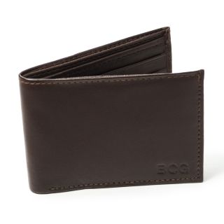 Personalized Bi Fold Lambskin Wallet, Mens