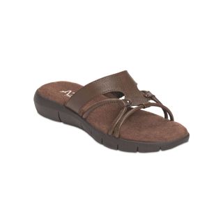 A2 BY AEROSOLES Wip Current Slide Sandals, Brown, Womens