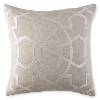 Paloma 20 Square Decorative Pillow, Silver