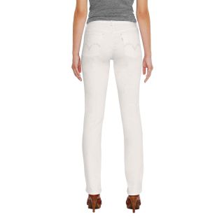 Levi s 505 Straight Leg Jeans, White, Womens