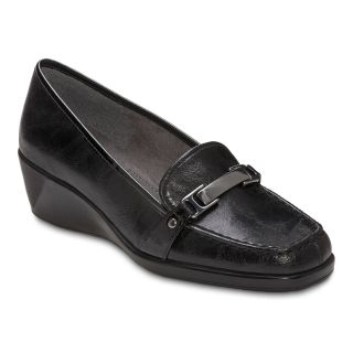 A2 BY AEROSOLES Autemn Wedge Loafers, Black, Womens