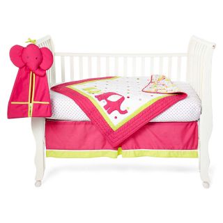 Carters Safari Brights 4 pc. Baby Bedding, Green/White/Pink, Girls