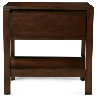 Linear 24 Nightstand, Light Walnut