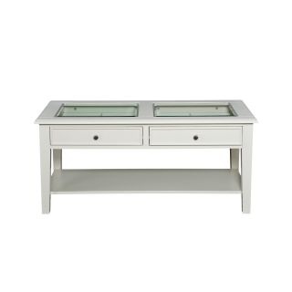 At Home Design Coffee Table, White