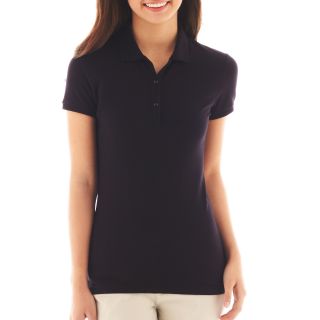 ARIZONA Short Sleeve Polo Shirt, Black