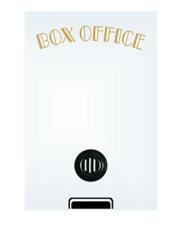 Home Theater Box Office Mirror (no frame)