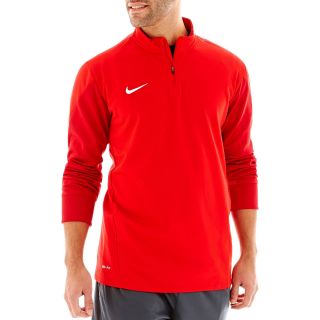 Nike Squad Long Sleeve Midlayer Top, Red, Mens