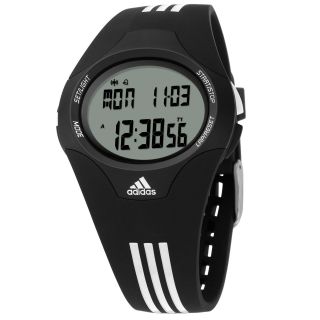 Adidas Black & White Digital Chronograph Watch, Mens