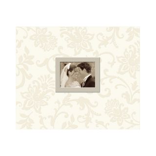 K&Company Perfect Bound 82 Pocket Wedding Scrapbook Album, White