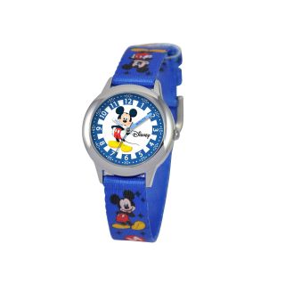 Disney Time Teacher Mickey Mouse Kids Blue Watch, Boys