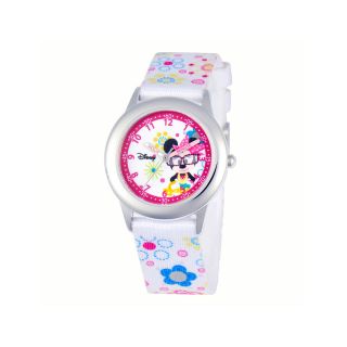 Disney Time Teacher Minnie Mouse Kids Floral Strap Watch, Girls