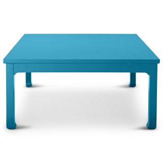 HAPPY CHIC BY JONATHAN ADLER Crescent Heights 37 Coffee Table, Teal
