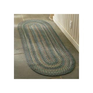 Capel American Traditions Braided Wool Oval Runner Rugs, Tan