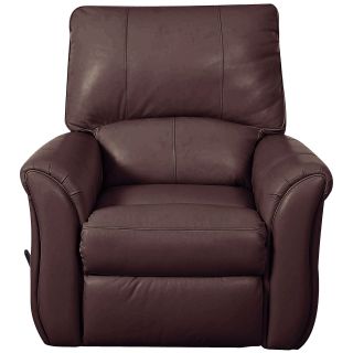 Olson Leather Recliner, Durango Burgundy (Brown)