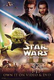 STAR WARS EPISODE II   ATTACK OF THE CLONES (VIDEO POSTER) Movie