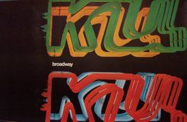 Broadway Neon (Original 1968 Advertising Poster)