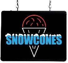 Snow Cones Ultra Bright LED Sign