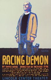 Racing Demon (Original Broadway Theatre Window Card)
