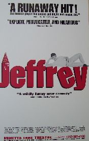 Jeffrey (Original Broadway Theatre Window Card)