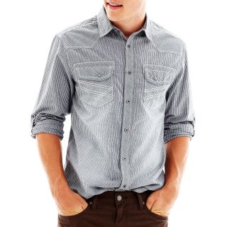 Chalc Striped Shirt, Dk Denim Combo 195, Mens