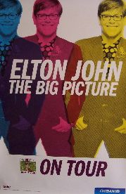 Elton John   the Big Picture (Album and Tour Promo Poster)