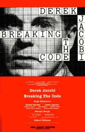 Breaking the Code (Original Broadway Theatre Window Card)