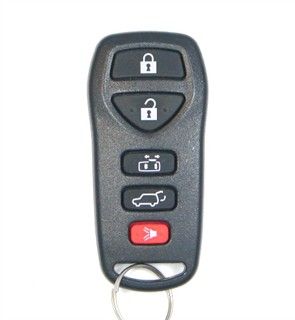 2009 Nissan Quest Keyless Entry Remote w/1 Power Side Door   Used