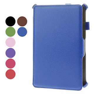 7 Inch Lichee Pattern PU Leather Case with Handle for Acer Iconia B1 A71 Tab