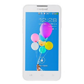 Coolpad 7269   4.5 Inch Android 4.2 Quad Core Dual SIM Smartphone (1.2GHz,512MB RAM4GB ROM,3G,WiFi,GPS)
