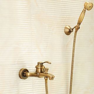 Antique Brass Finish Shower Faucet