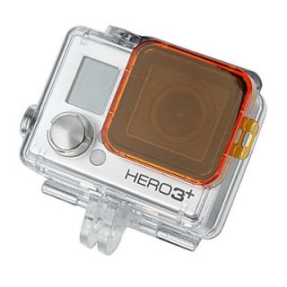 Orange GoPro HD Hero 3 PC Under Sea Filter Cover