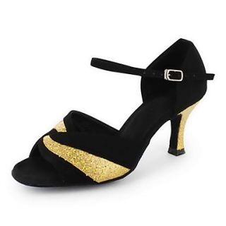 Customized Womens Suede Dance Shoes For Latin/Ballroom Sandals