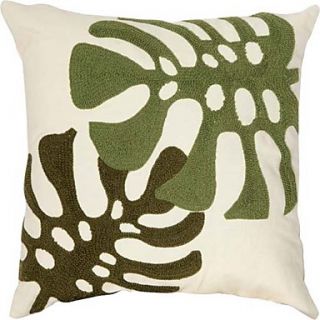 18 Square Country Leaves Embroidery Polyester Decorative Pillow Cover