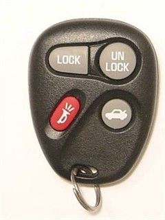 2005 Chevrolet Monte Carlo Keyless Entry Remote   Used