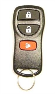 2009 Nissan Armada Keyless Entry Remote