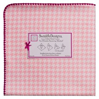 Swaddle Designs Ultimate Receiving Blanket  Pink Puppytooth